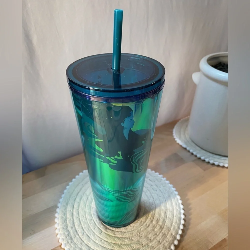 NWT 24 oz Starbucks Multicolor Reflective Tumbler